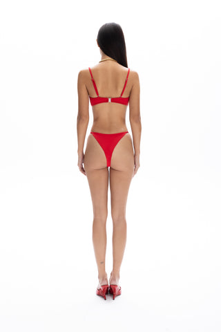 Amy Red Bikini Top