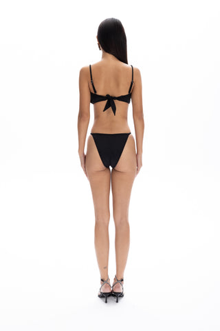 Zoe Black Bikini Top