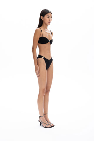 Bri Black Bikini Bottom