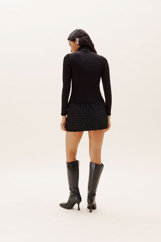 Black Poncik Mini Dress