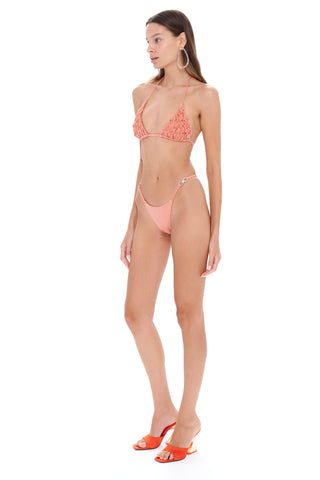 Lia Peach Bikini Bottom