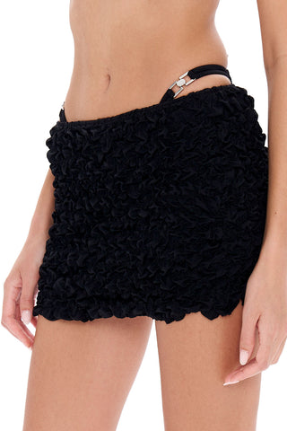 Lia Black Mini Beach Skirt