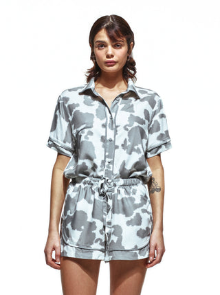 Texas Cow Short Pajama Set