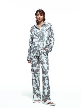 Texas Cow Long Pajama Set