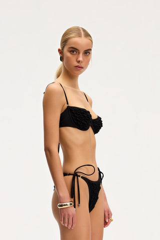 Misa Black Bikini Top