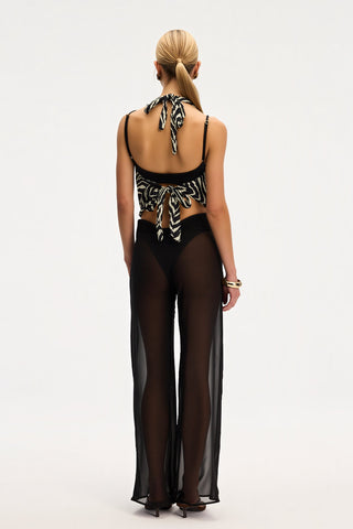 Aida Zebra Loop Top