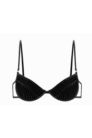 Amy Black Bikini Top