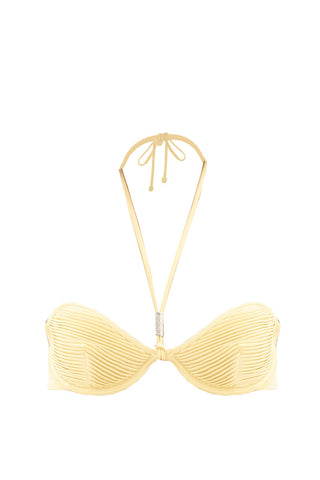 Gal Butter Yellow Bikini Top