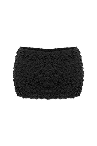 Lia Black Mini Beach Skirt